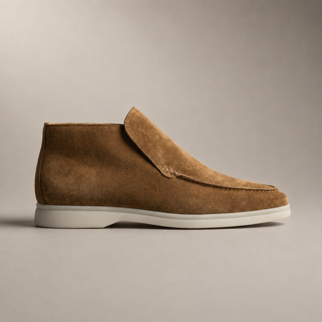 Men's High Suede Loafers