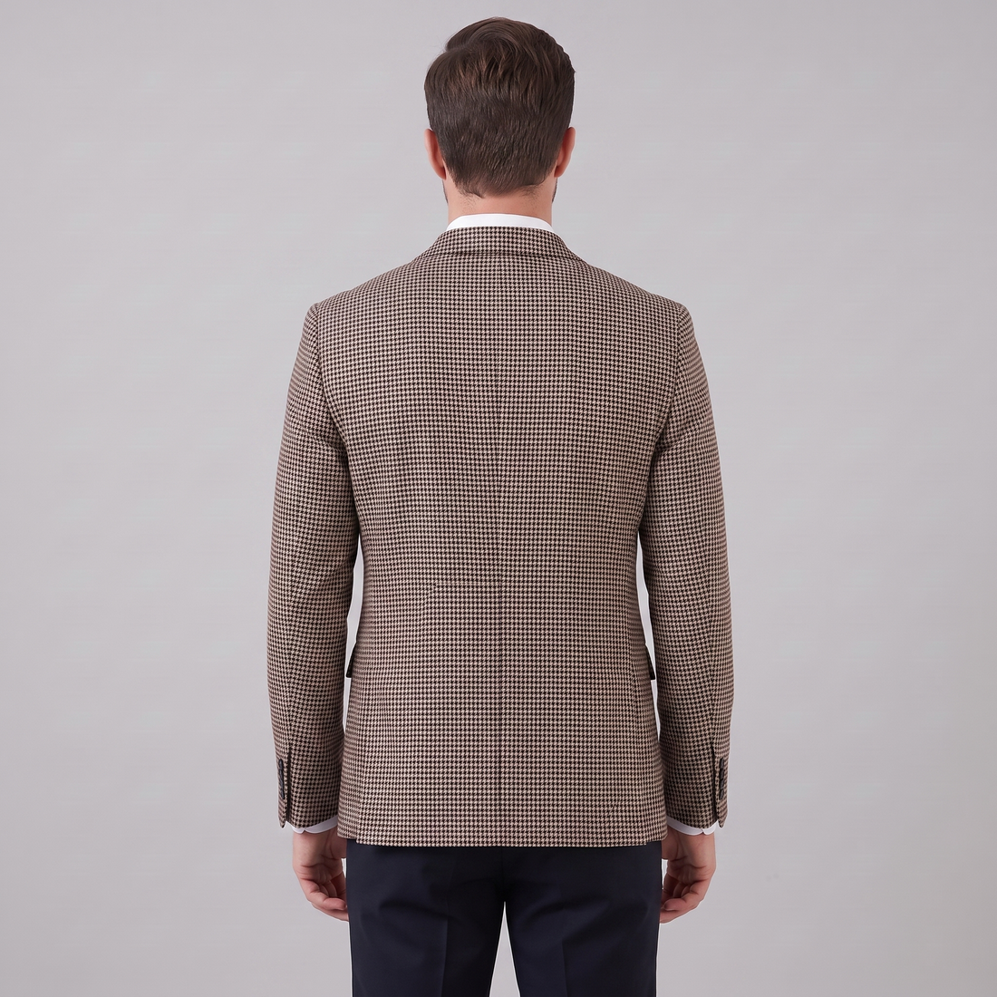 Men's Houndstooth Tailored Suit