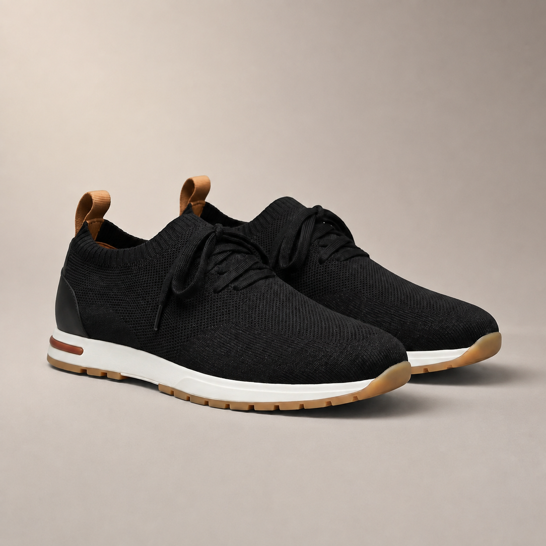 Men's Knit Sock Lace-Up Trainers