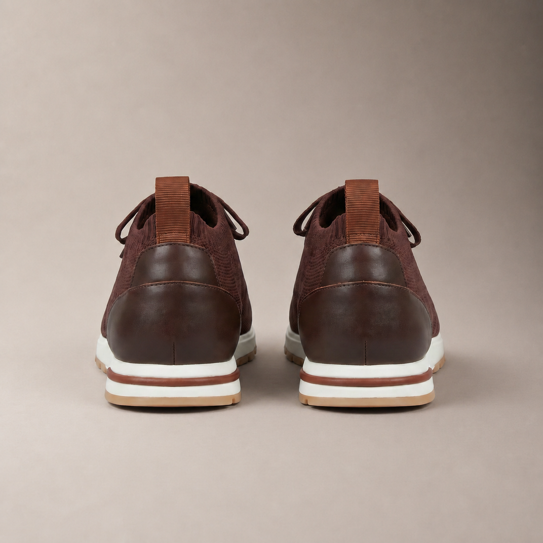 Men's Knit Sock Lace-Up Trainers