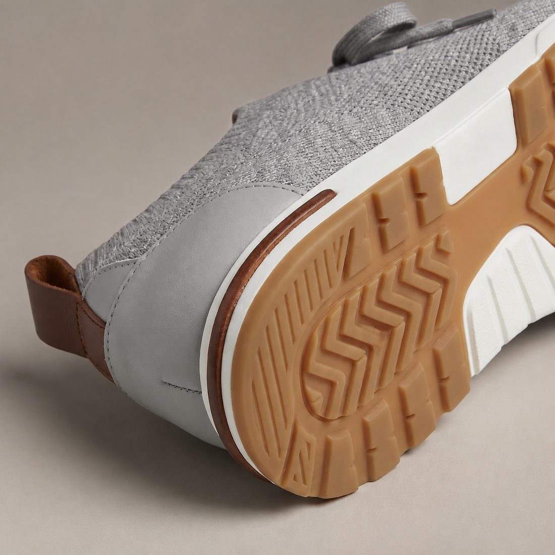 Men's Knit Sock Lace-Up Trainers