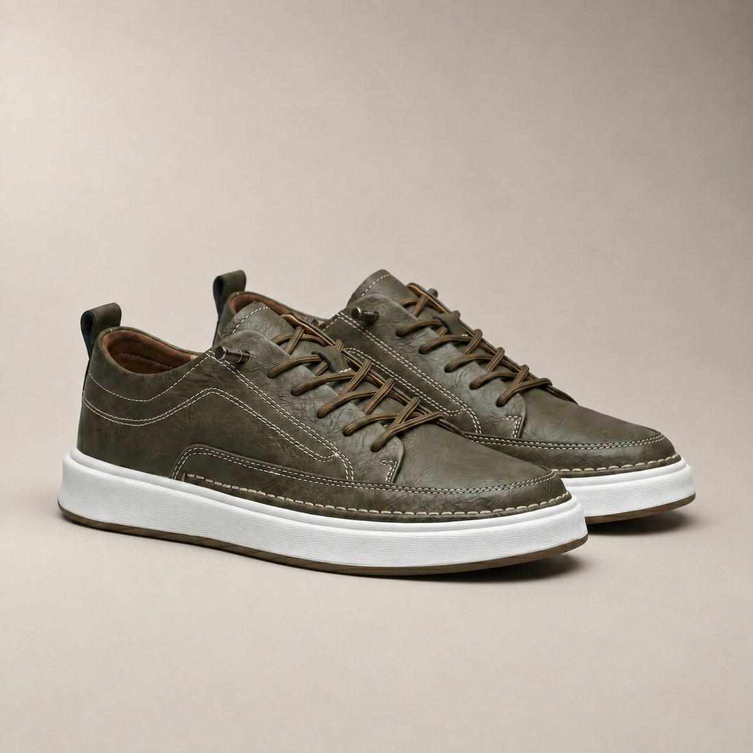 Men's Lace-Up Casual Sneakers