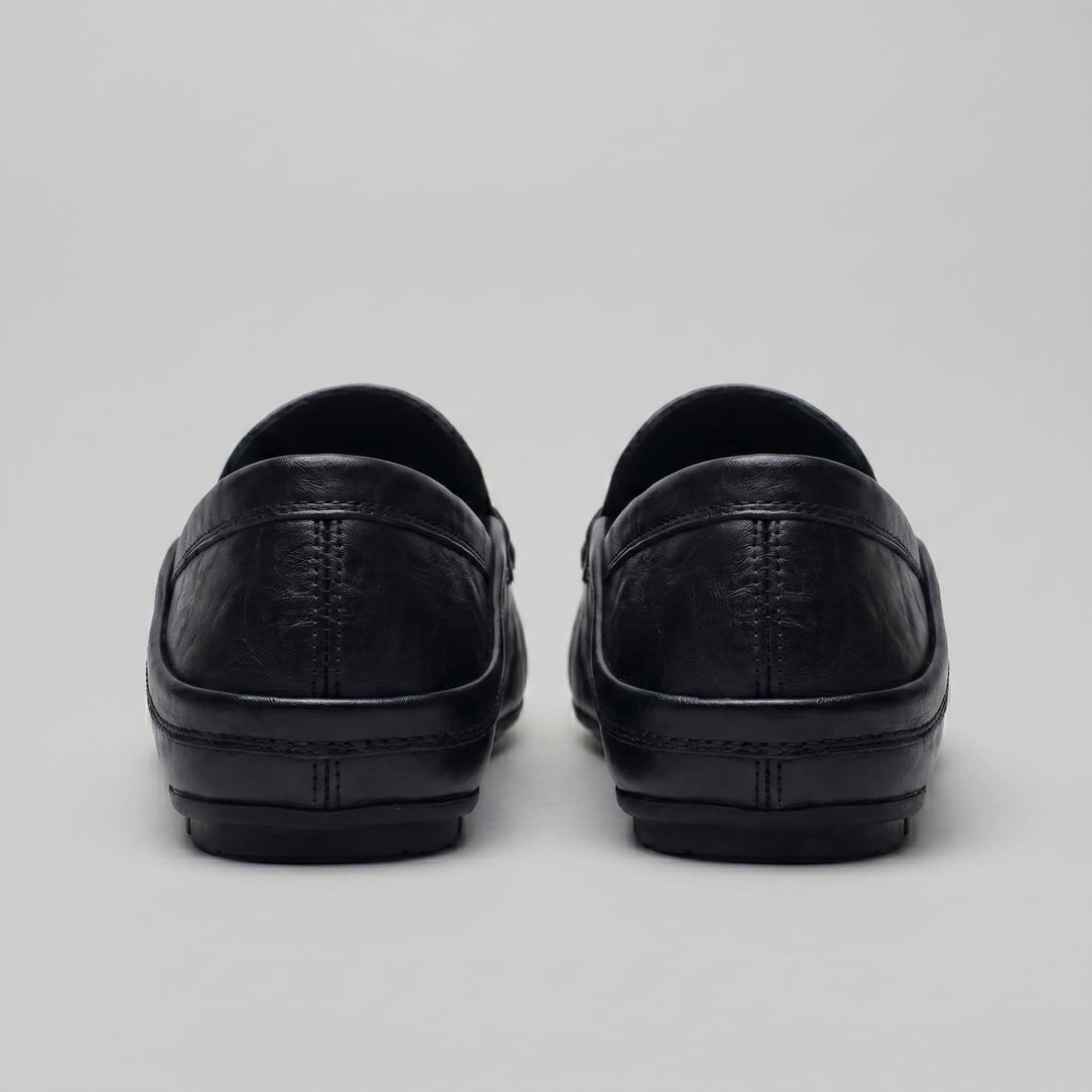 Men's Leather Travel Loafers with Fold-Down Heel