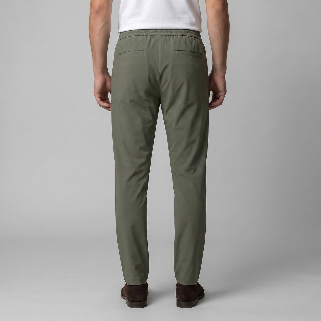 Men's Lightweight Nylon Drawstring Trousers