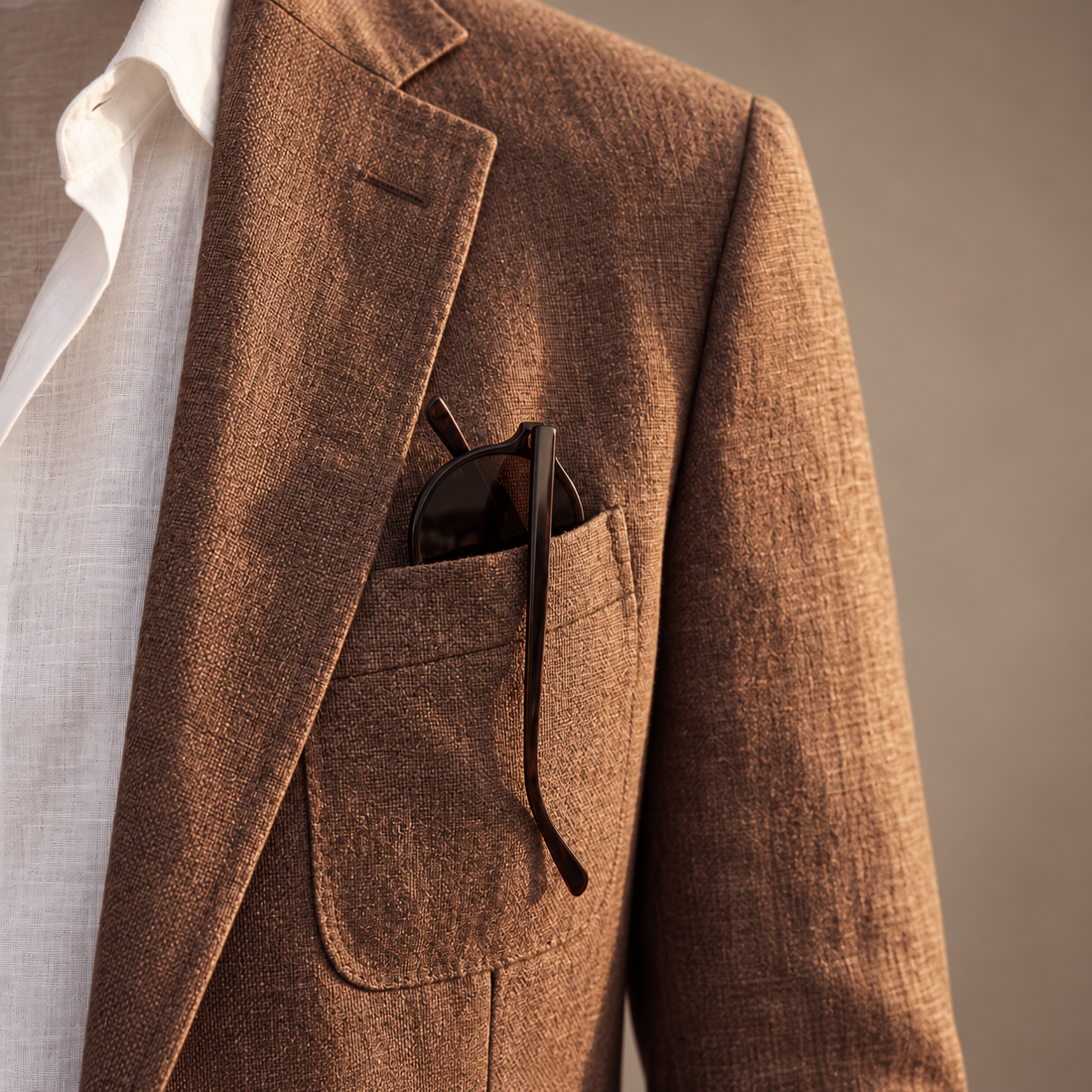 Men's Linen Blazer