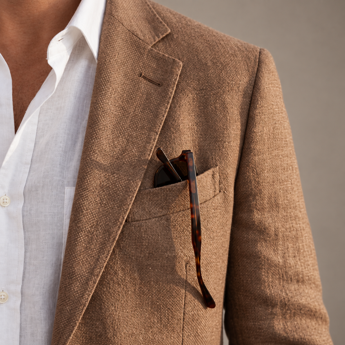 Men's Linen Blazer
