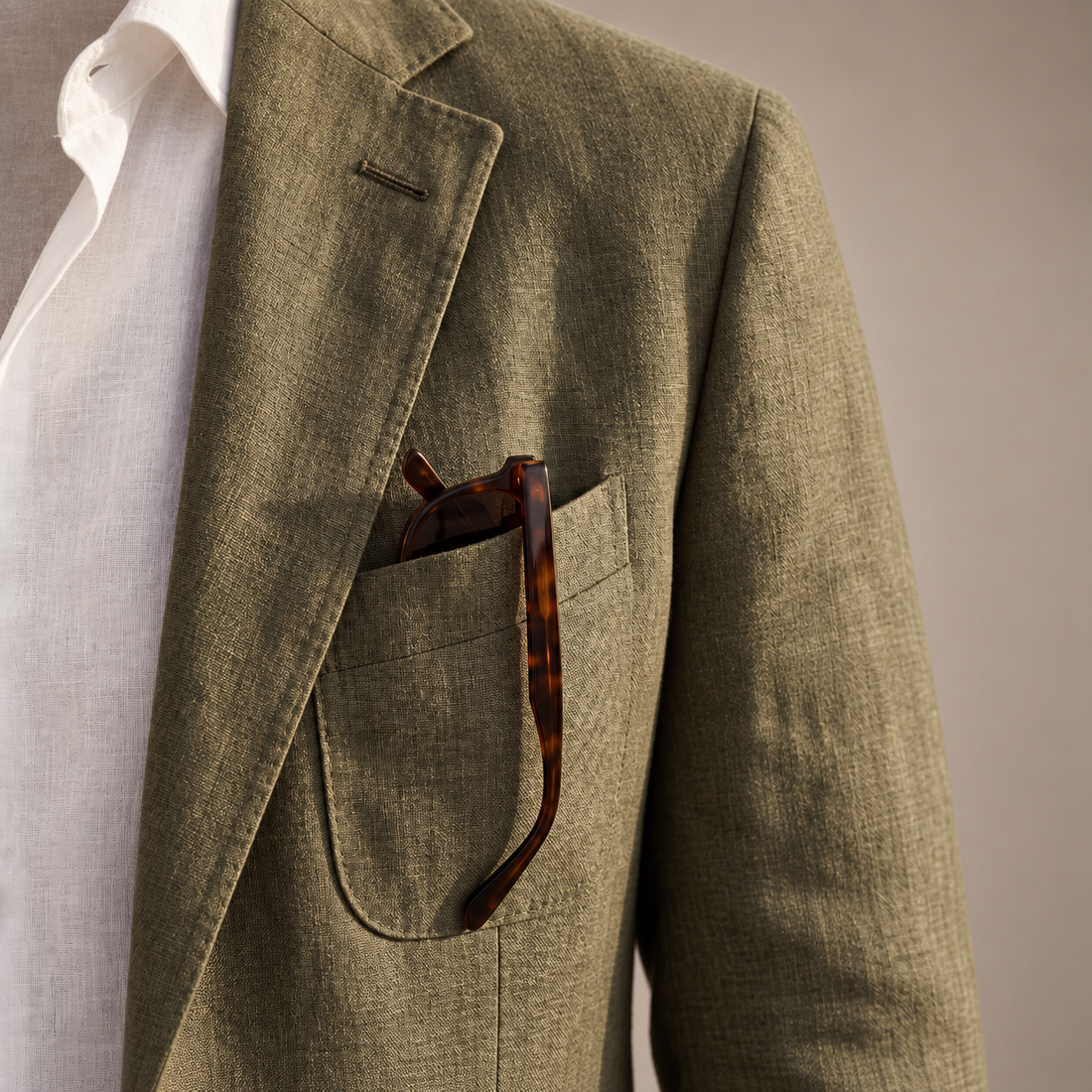 Men's Linen Blazer