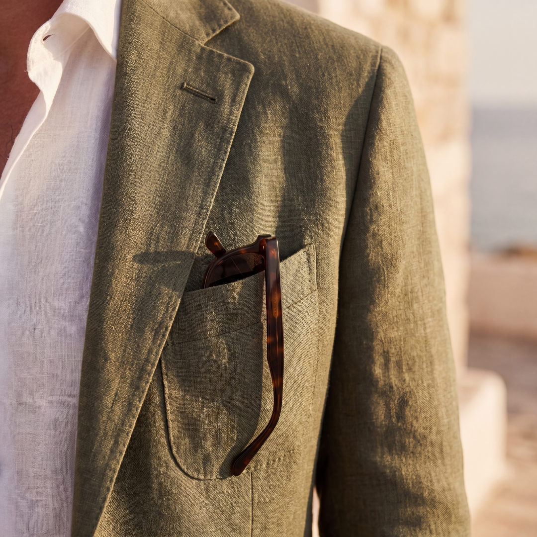 Men's Linen Blazer
