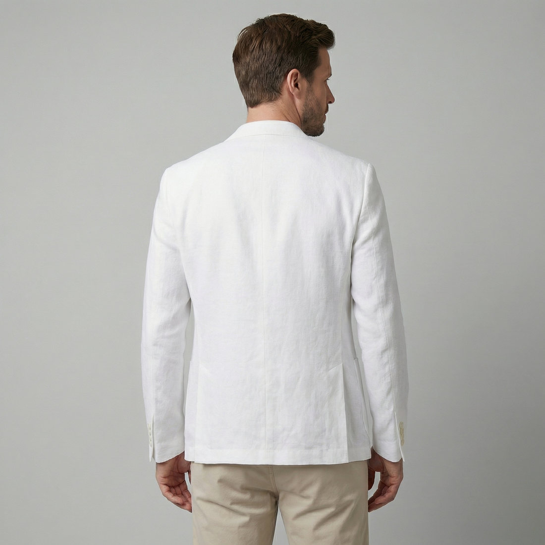 Men's Linen Blazer Jacket