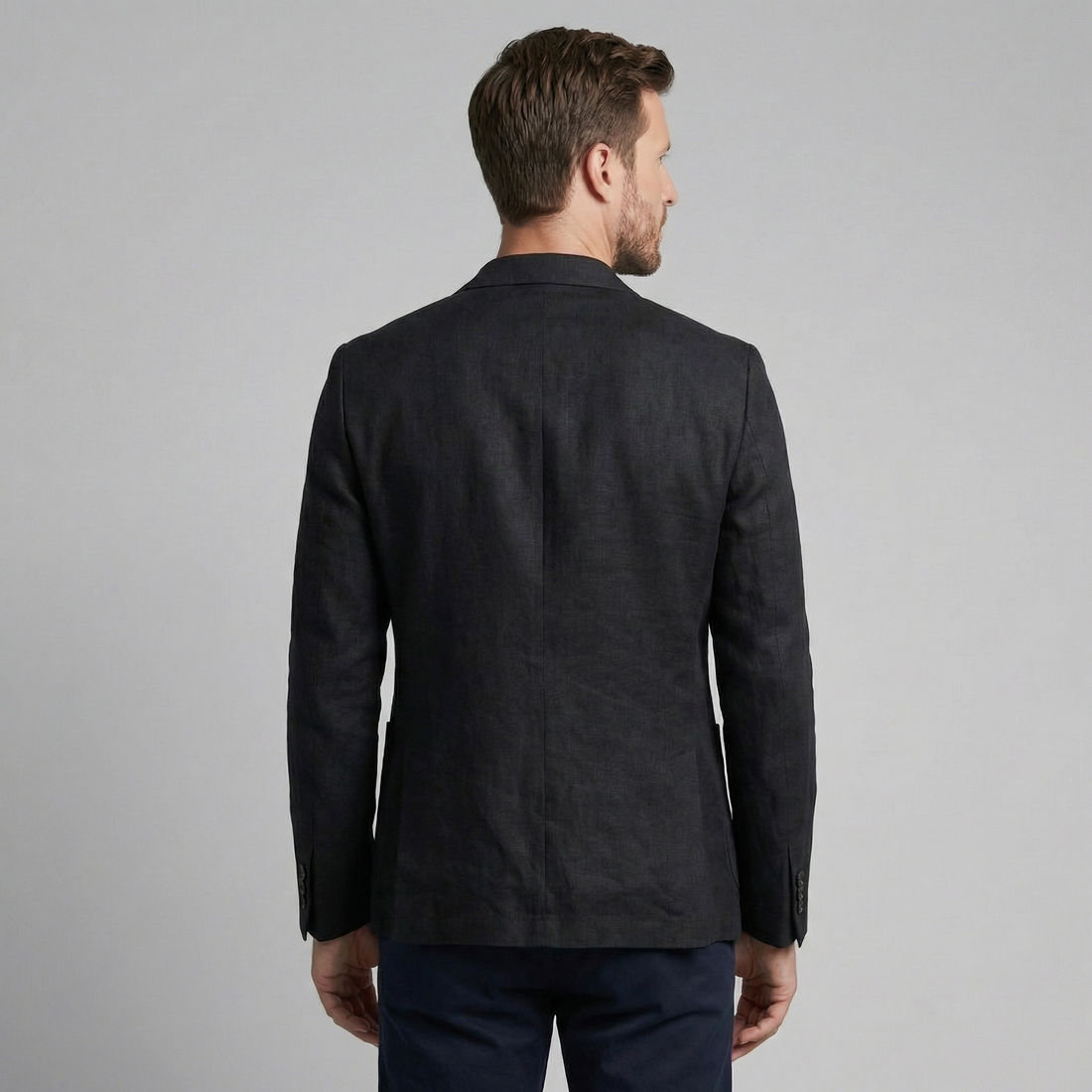 Men's Linen Blazer Jacket