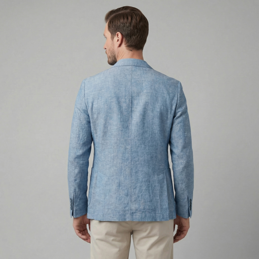 Men's Linen Blazer Jacket