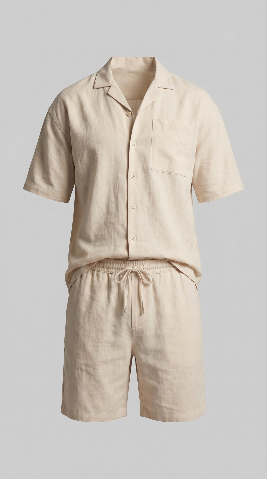 Men's Linen Blend Outfit Set