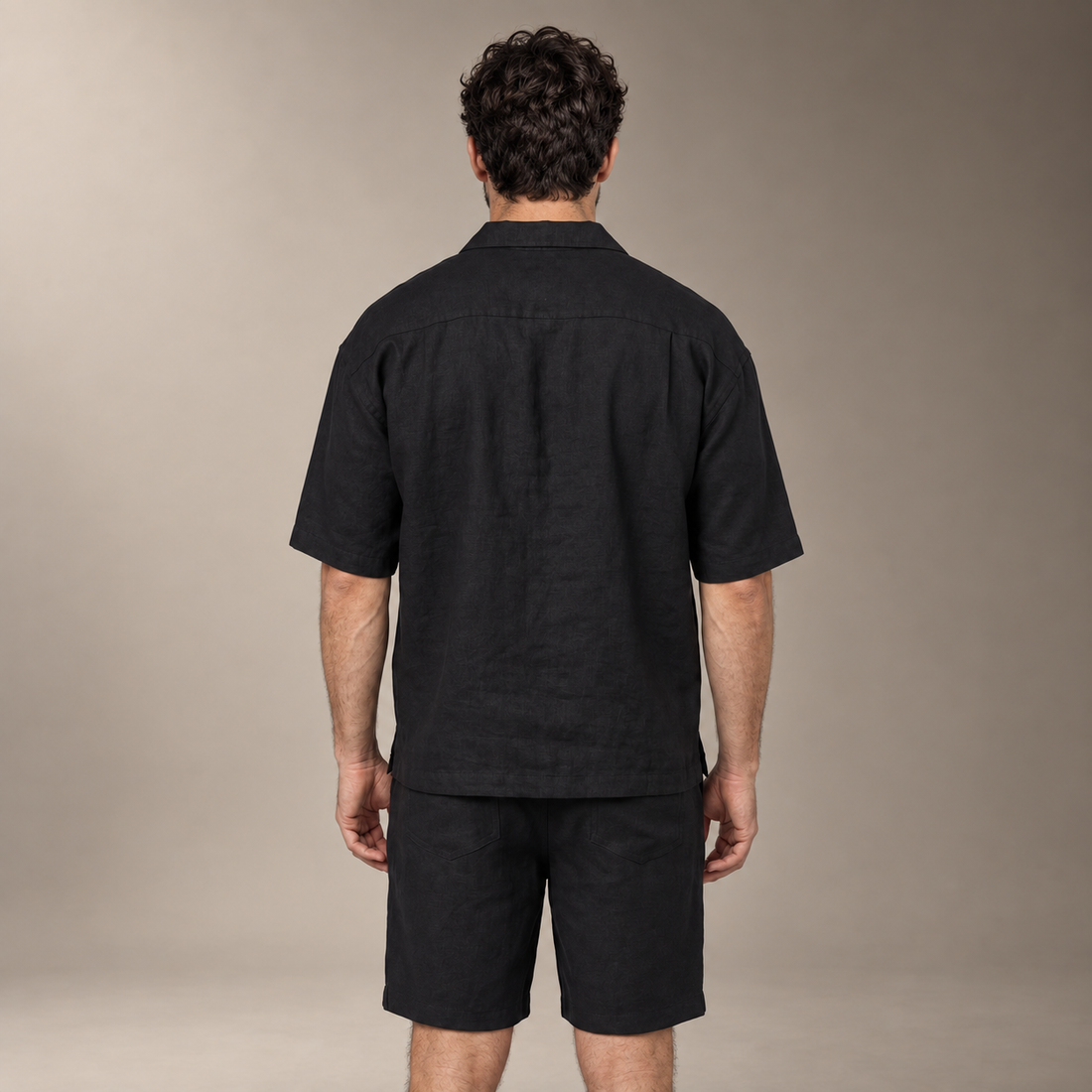 Men's Linen Blend Outfit Set