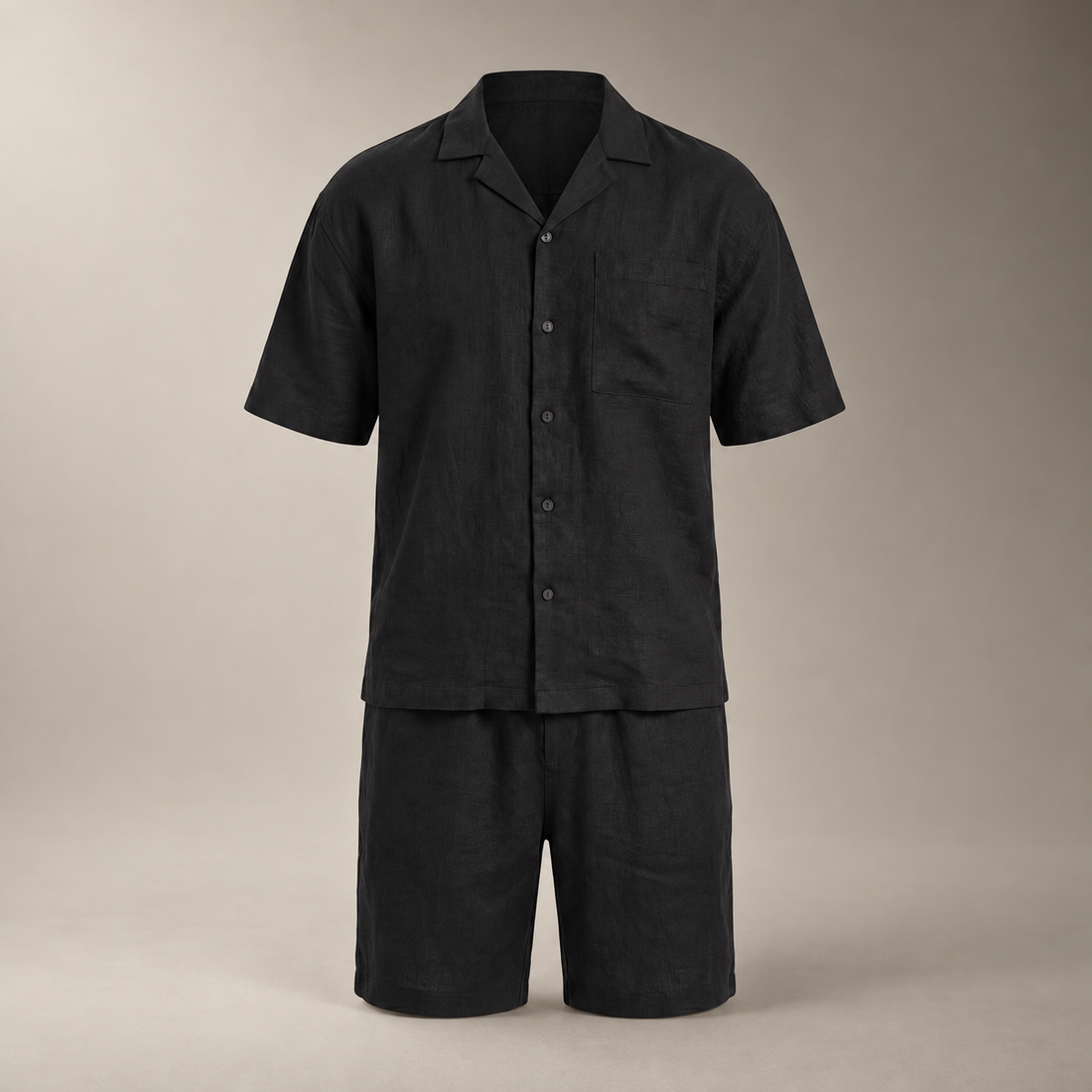 Men's Linen Blend Outfit Set