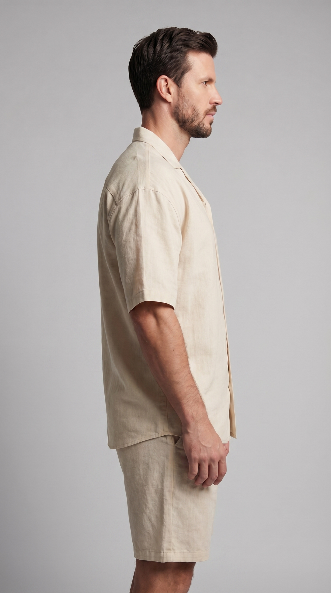 Men's Linen Blend Outfit Set