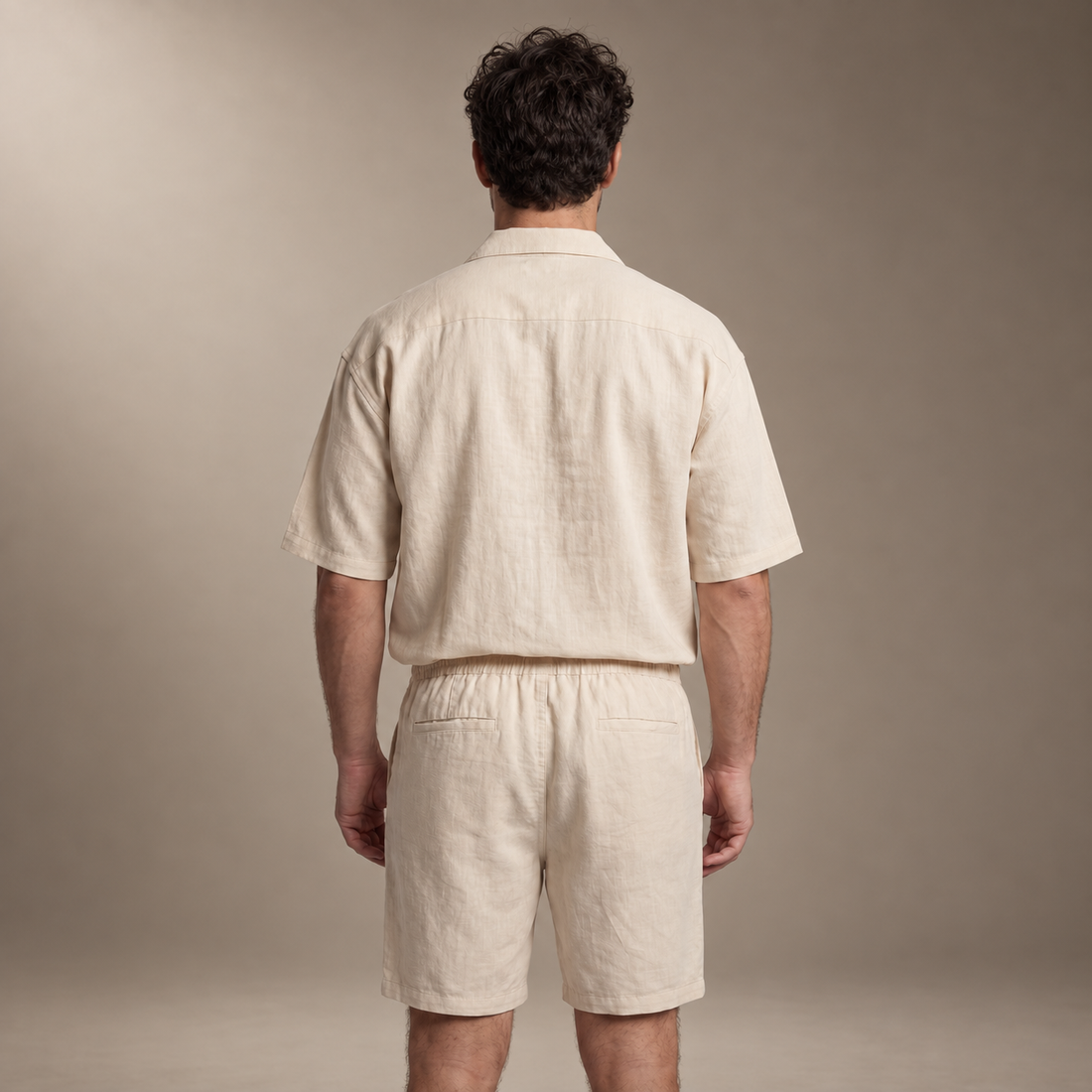 Men's Linen Blend Outfit Set