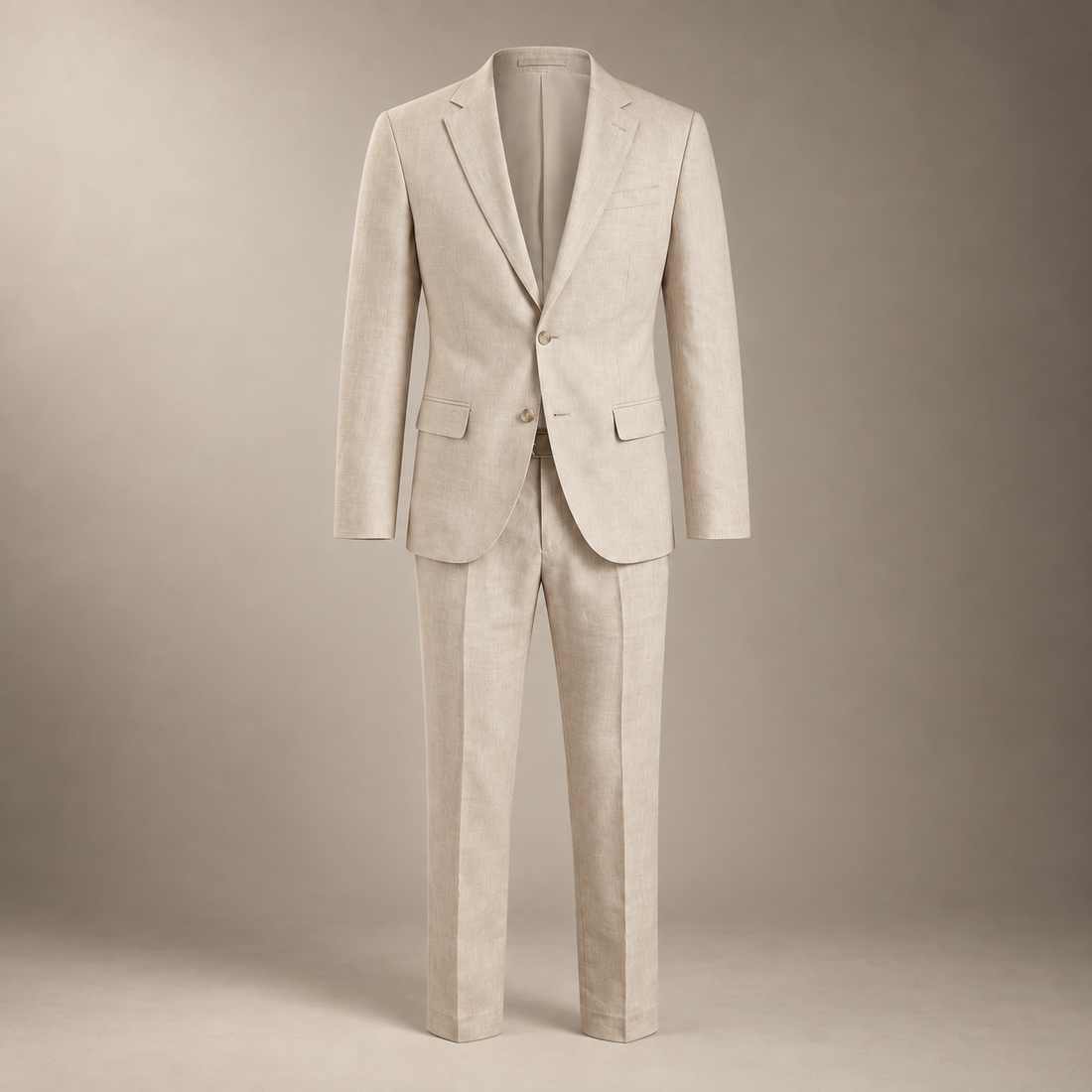 Men's Linen Blend Wedding Suit