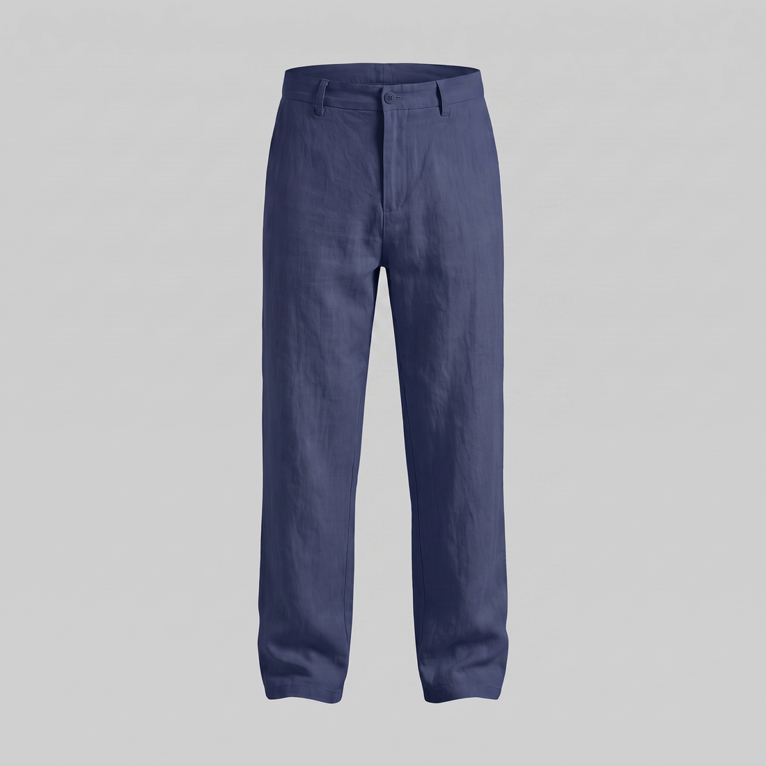 Men's Linen Blend Wide Leg Trousers