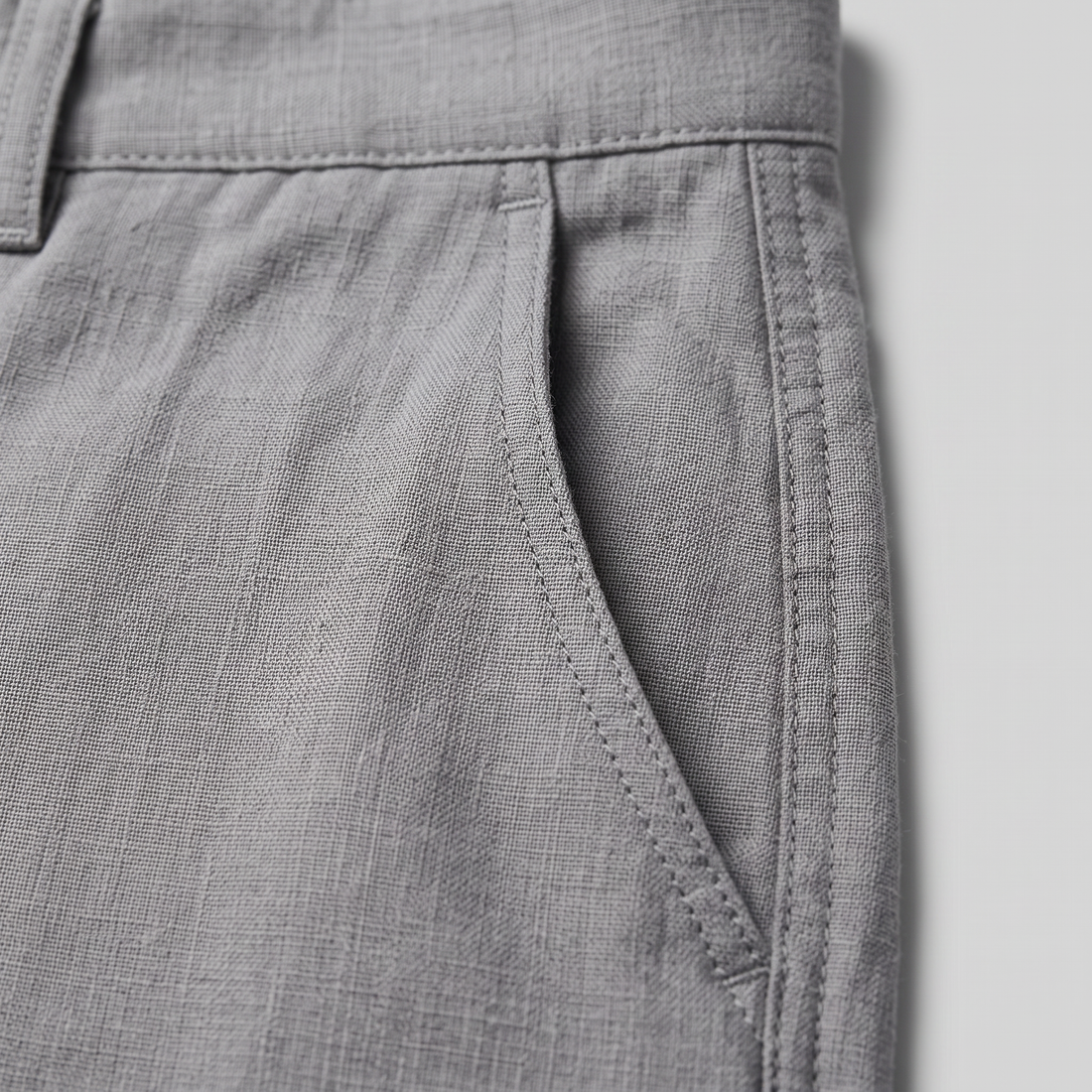 Men's Linen Blend Wide Leg Trousers