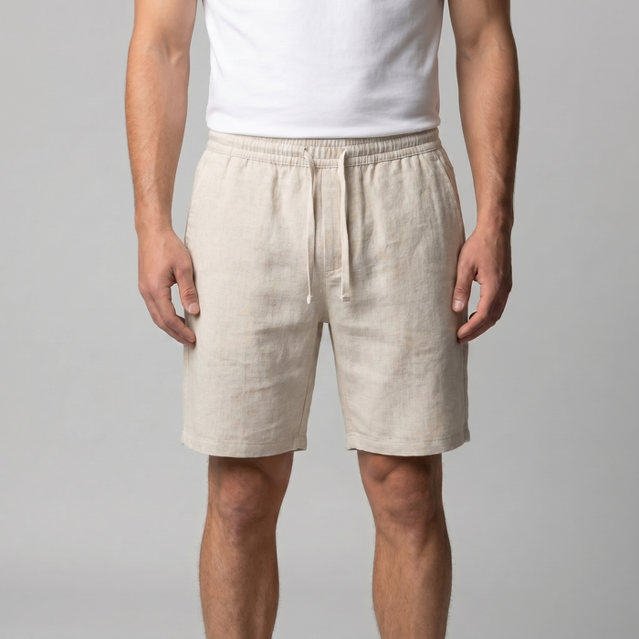 Men's Linen Casual Short