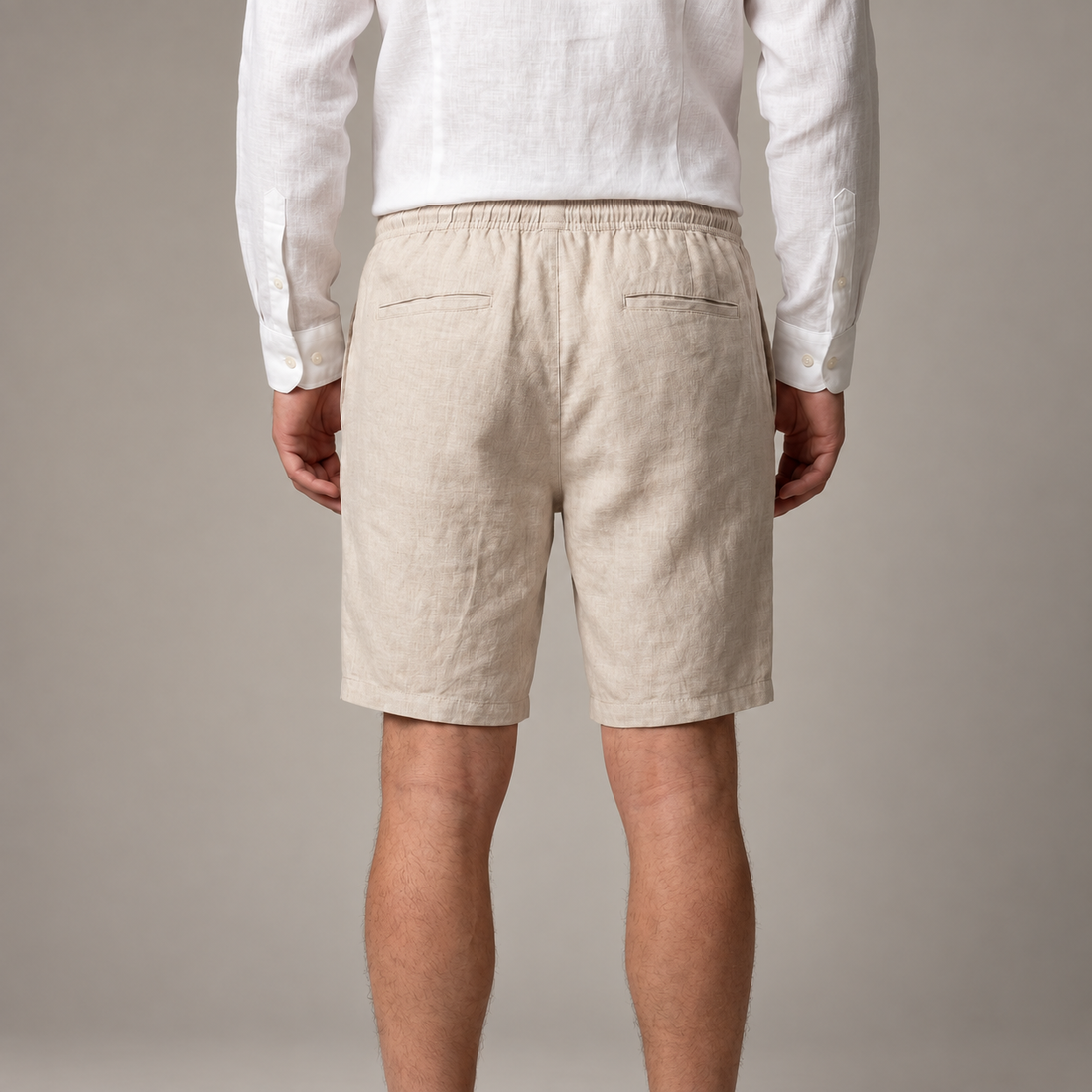 Men's Linen Drawstring Shorts