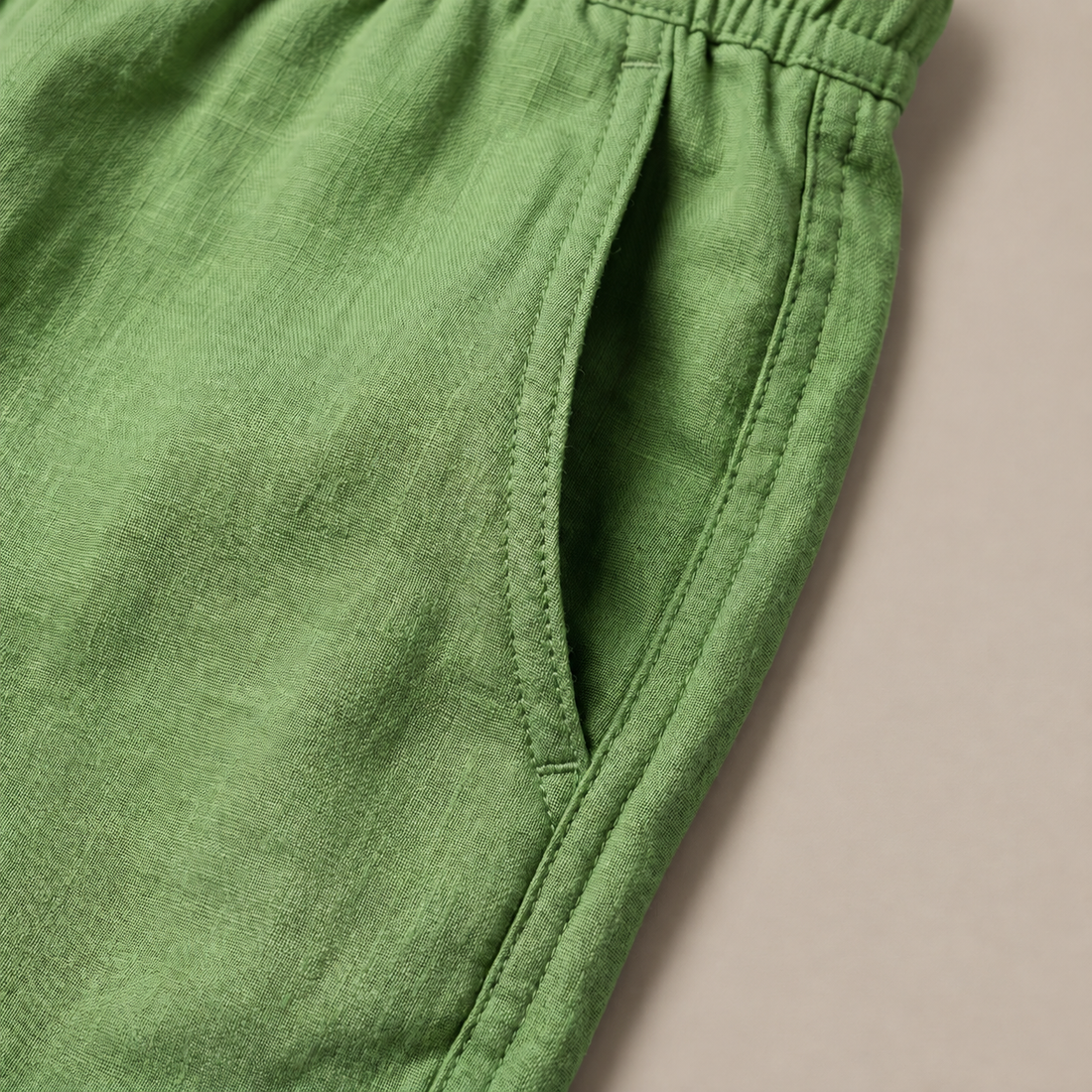 Men's Linen Drawstring Shorts