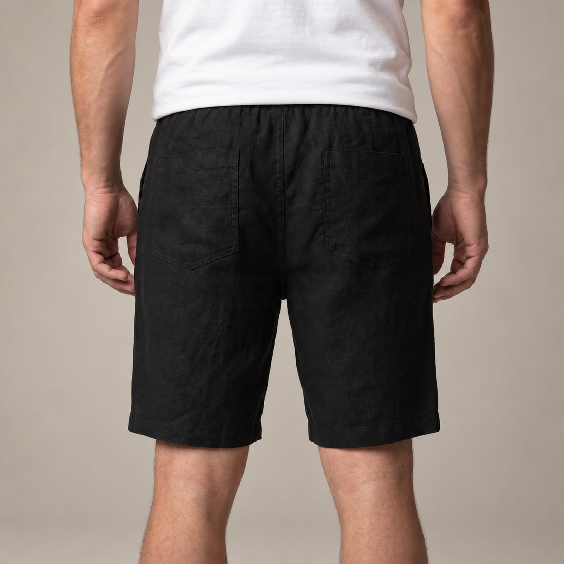 Men's Linen Drawstring Shorts
