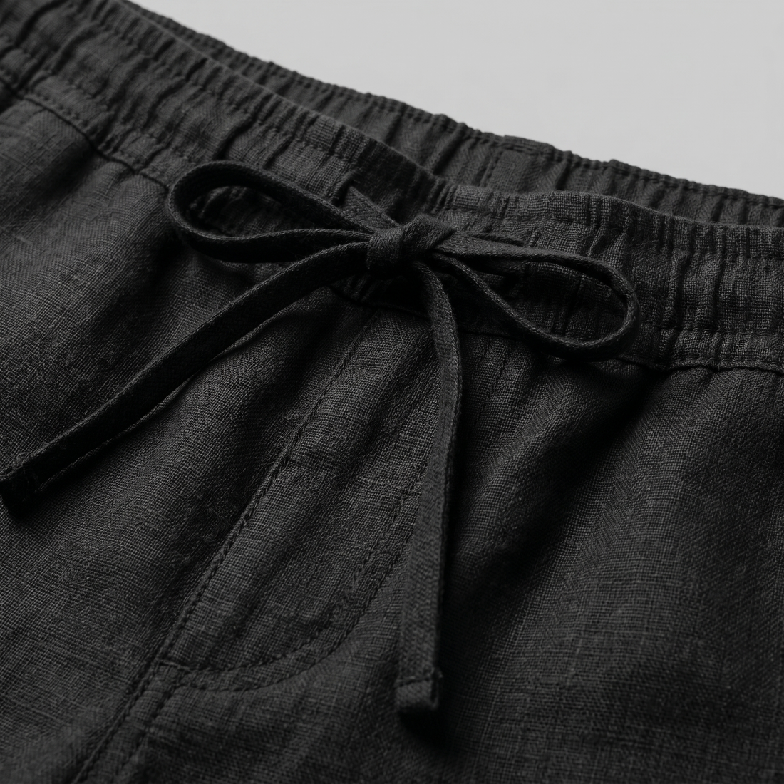Men's Linen Drawstring Shorts