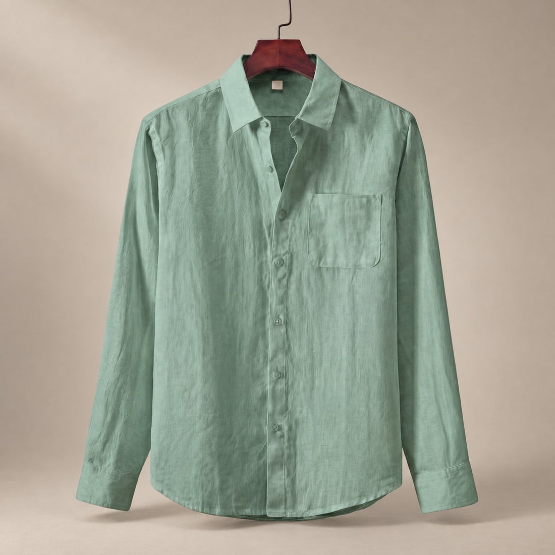 Men's Linen Long Sleeve Shirt