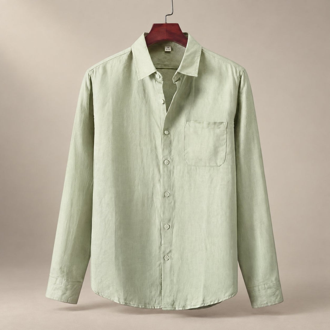 Men's Linen Long Sleeve Shirt