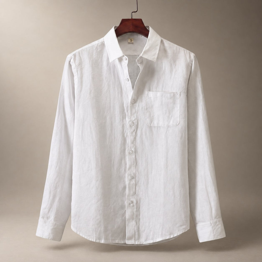 Men's Linen Long Sleeve Shirt