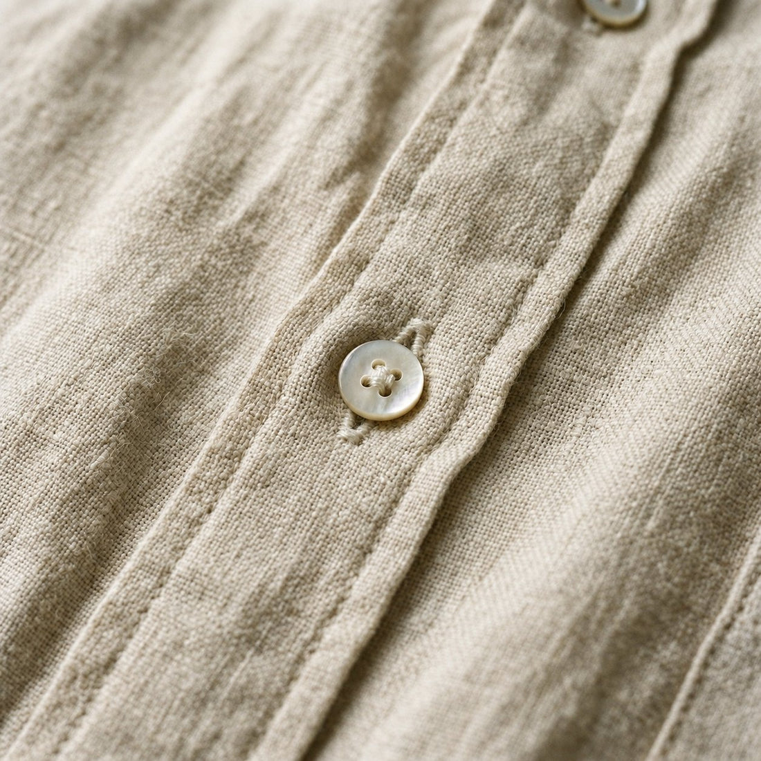 Men's Linen Long Sleeve Shirt
