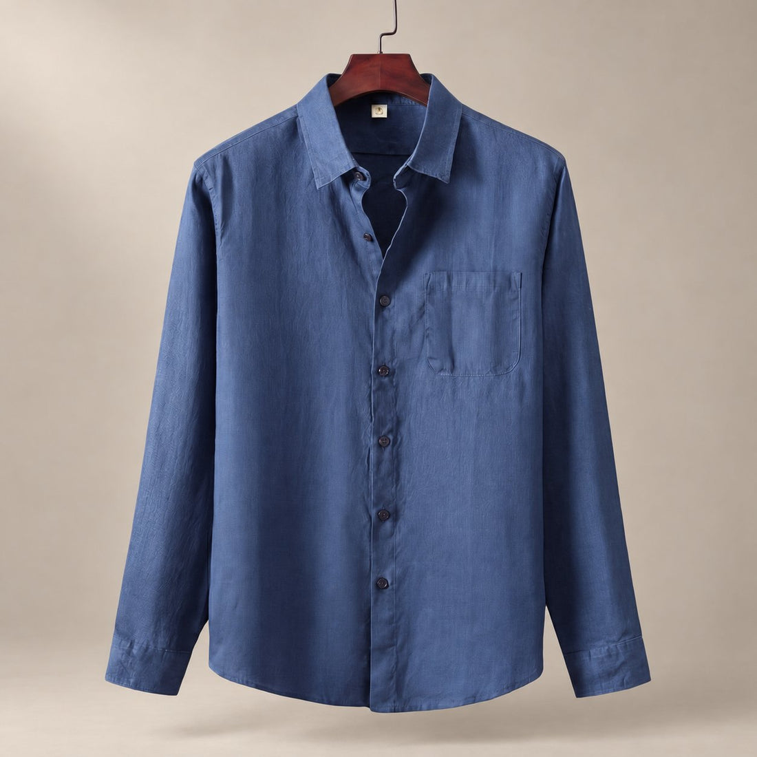 Men's Linen Long Sleeve Shirt
