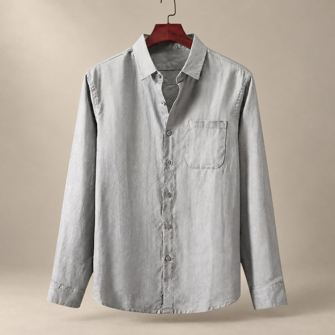 Men's Linen Long Sleeve Shirt