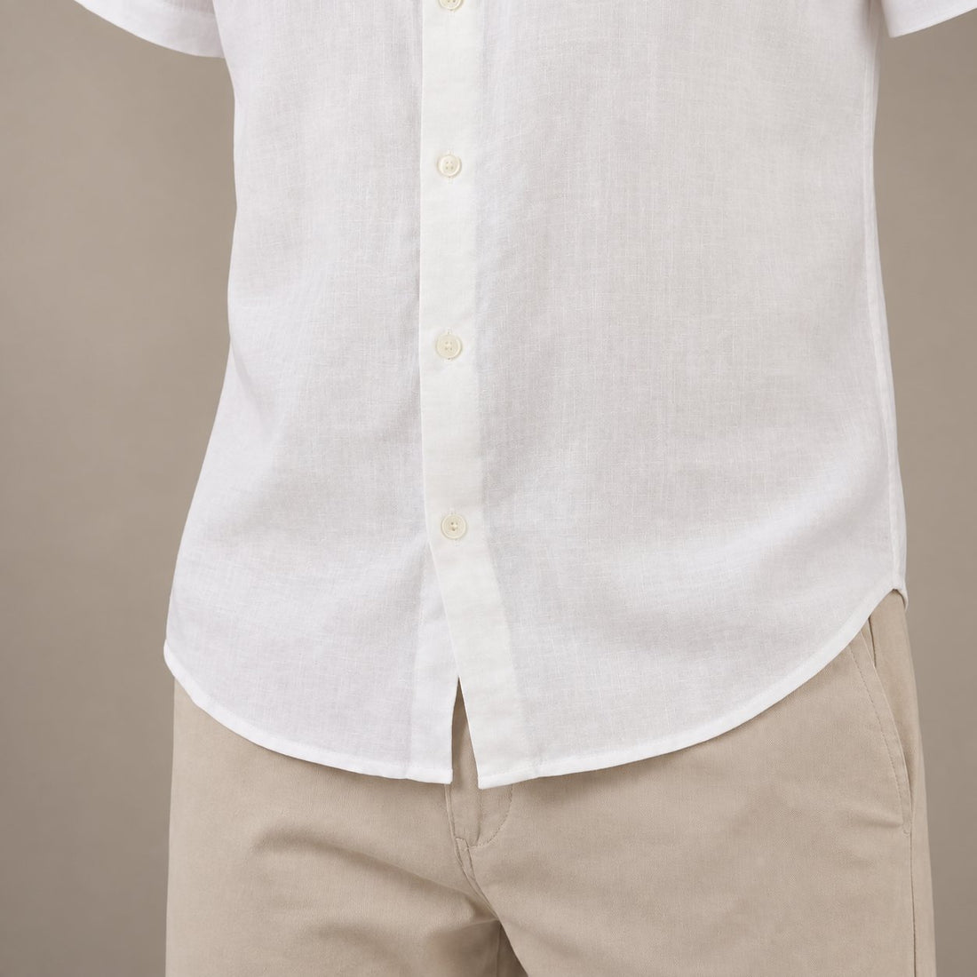 Men's Linen Short Sleeve Shirt