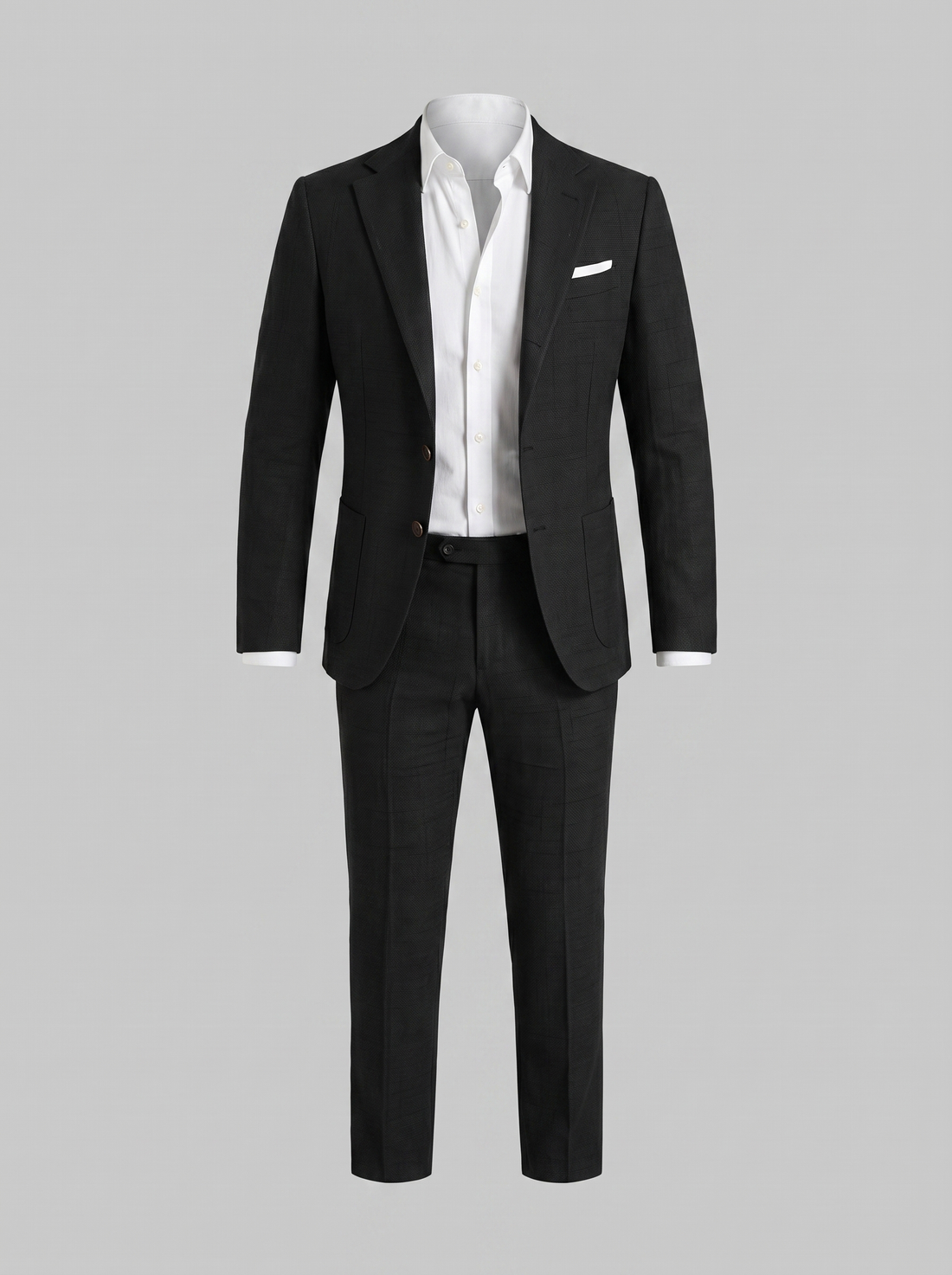 Men's Linen Slim-Fit Suit for Summer Weddings and Events