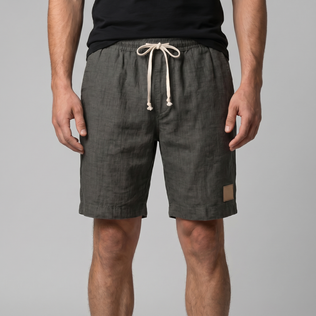 Men's Linen Summer Beach Shorts