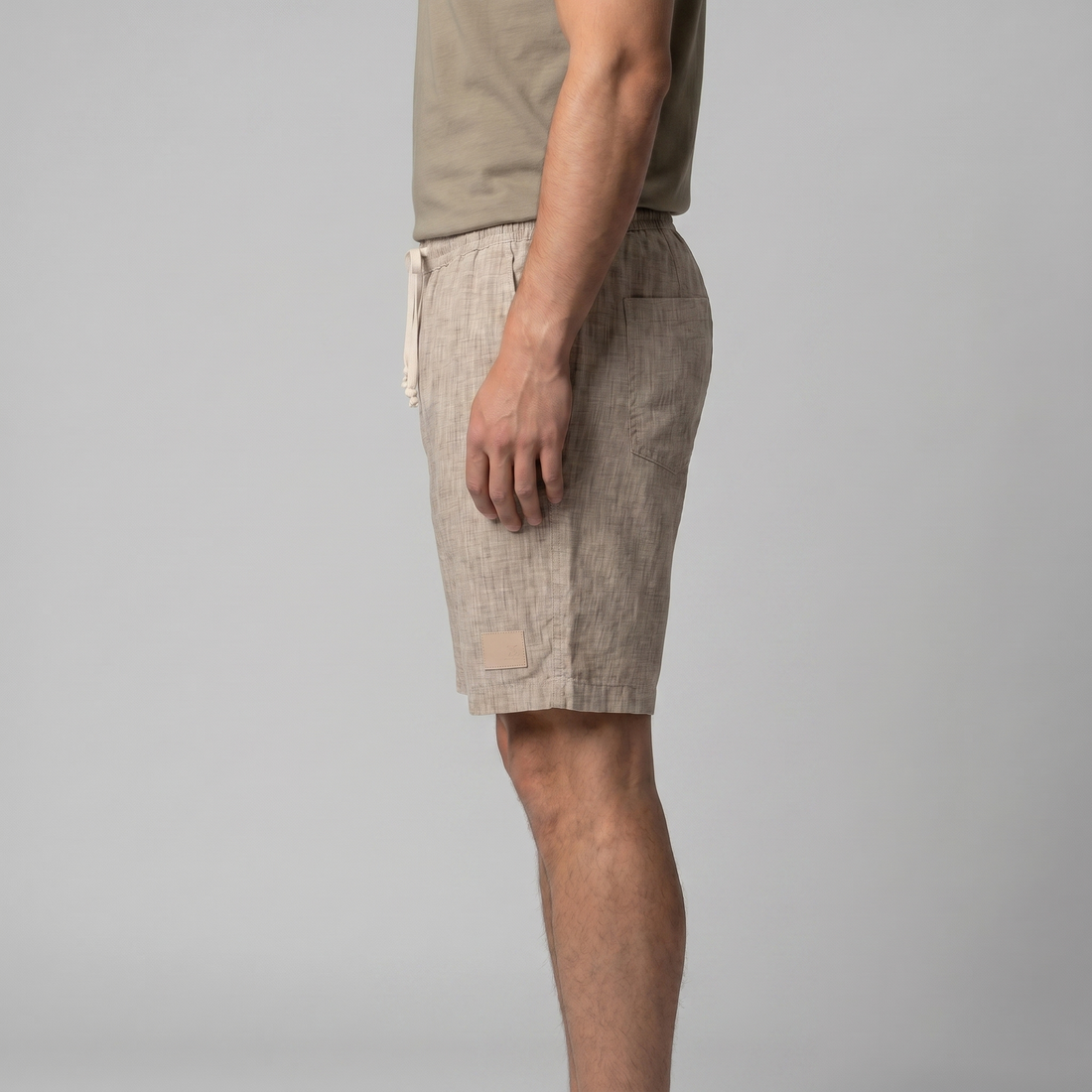 Men's Linen Summer Beach Shorts