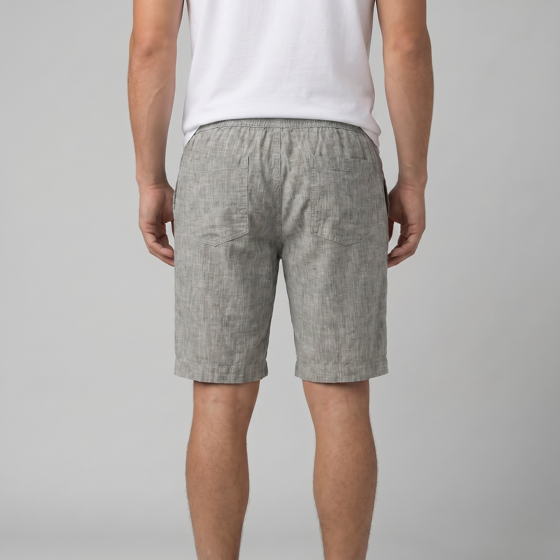 Men's Linen Summer Beach Shorts