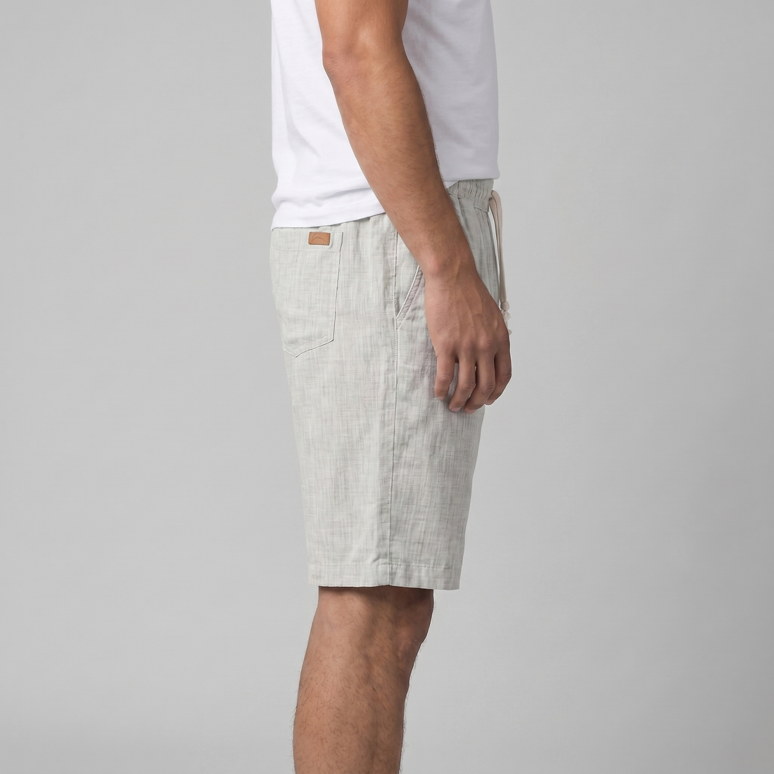 Men's Linen Summer Beach Shorts