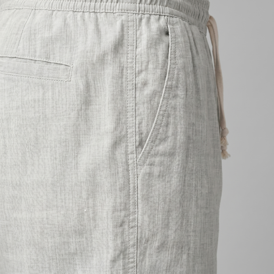 Men's Linen Summer Beach Shorts