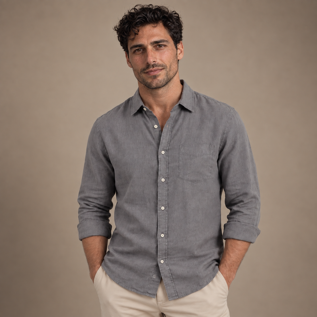 Men's Linen Summer Shirt