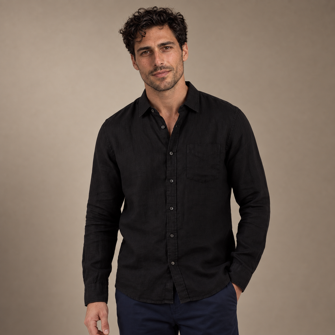 Men's Linen Summer Shirt