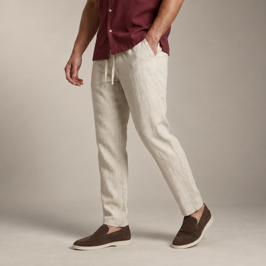 Men's Linen Trousers for Casual Comfort