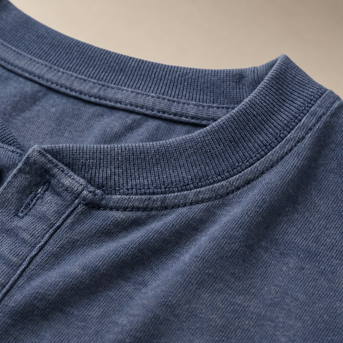 Men's Long Sleeve Henley Shirt