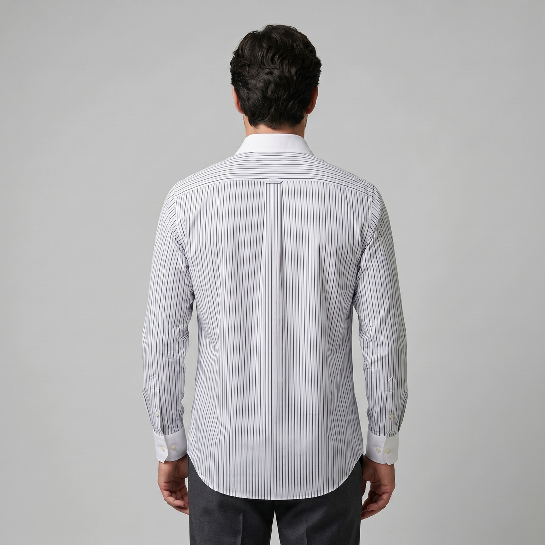 Men's Long Sleeve Stripe Shirt