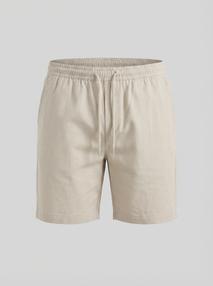Men's Lounge Shorts with Drawstring Waistband