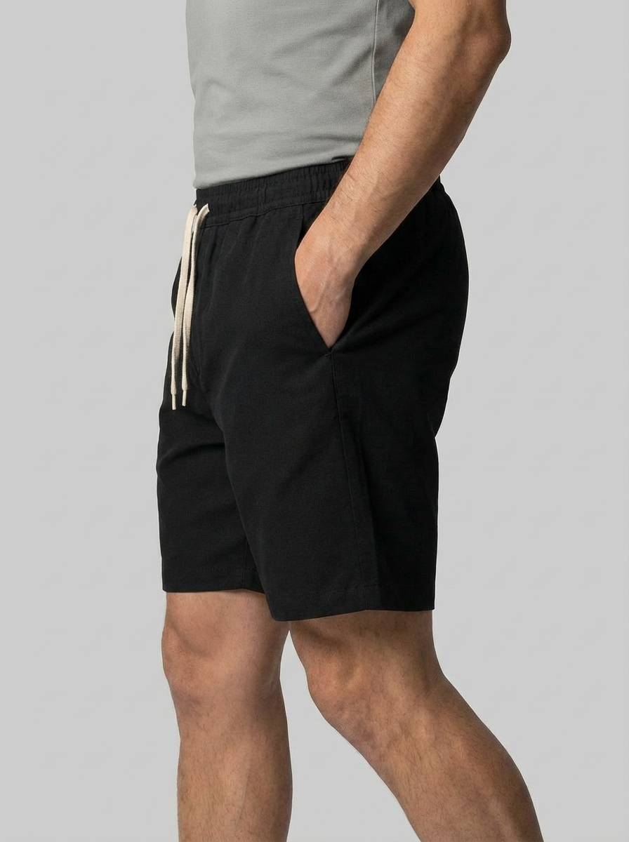 Men's Lounge Shorts with Drawstring Waistband