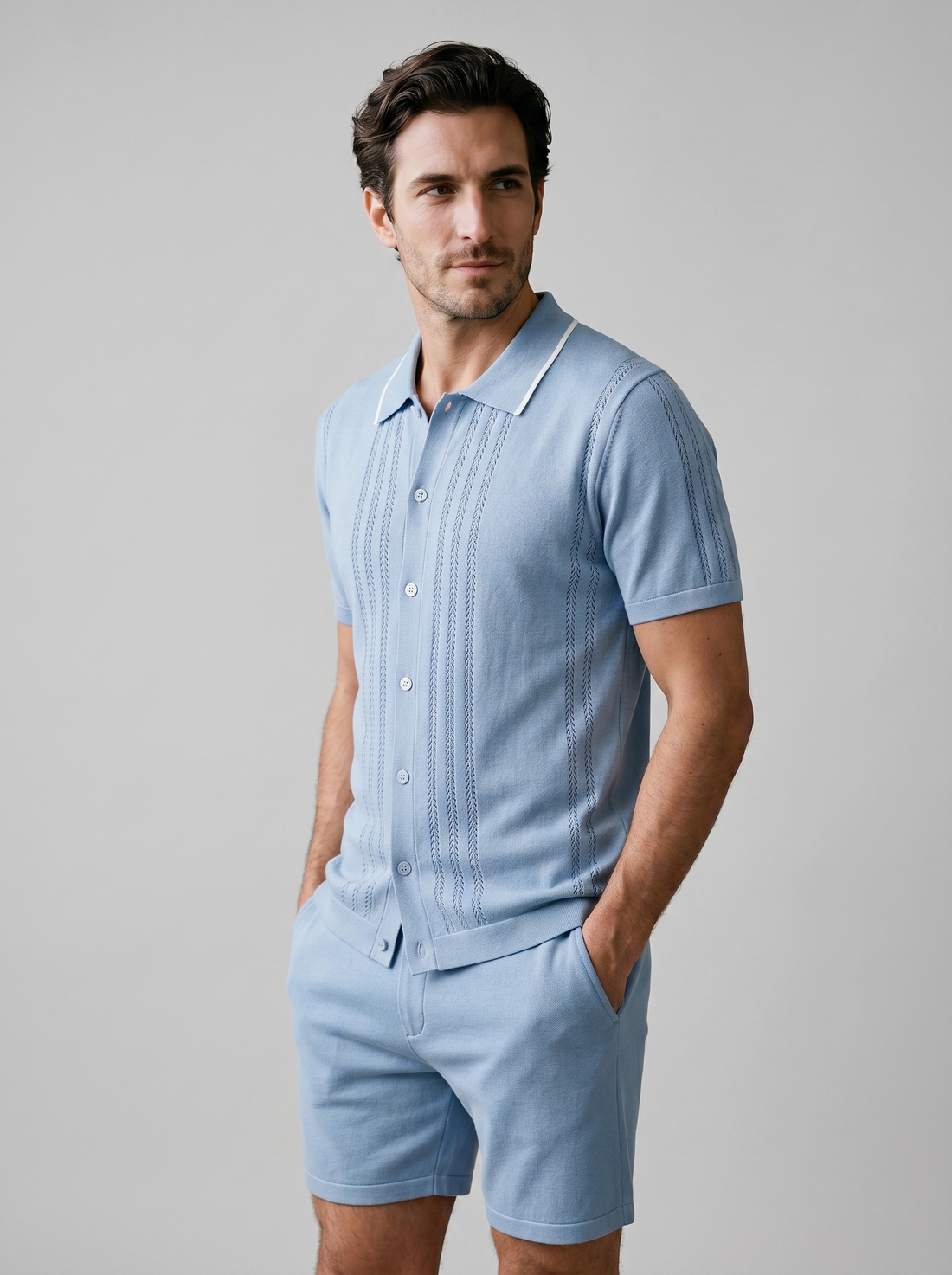 Men's Loungewear Knit Two-Piece Set