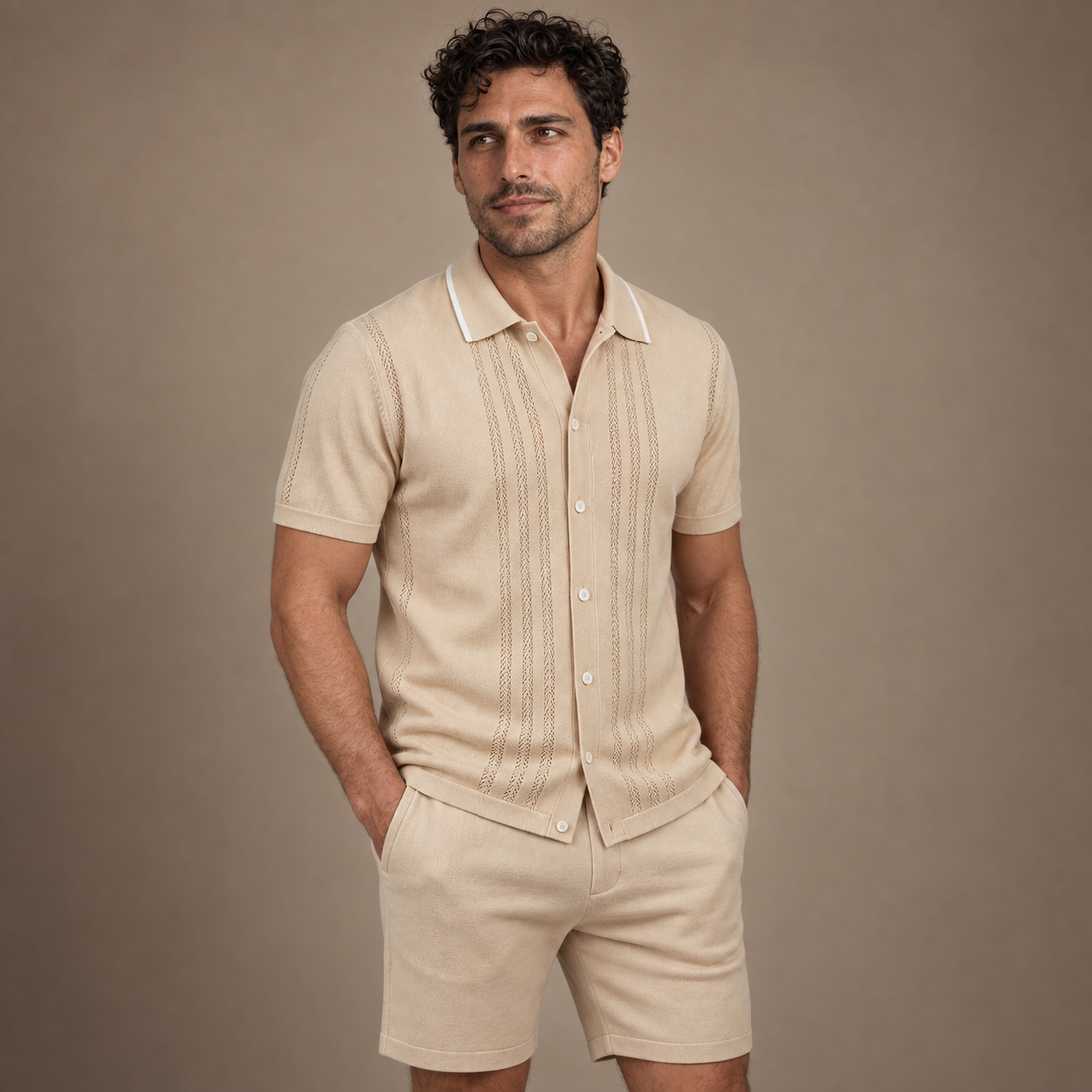 Men's Loungewear Knit Two-Piece Set